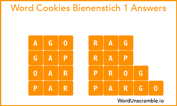 Word Cookies Bienenstich 1 Answers