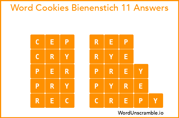 Word Cookies Bienenstich 11 Answers
