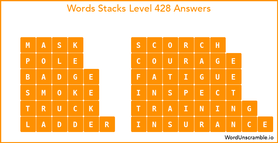Word Stacks Level 428 Answers