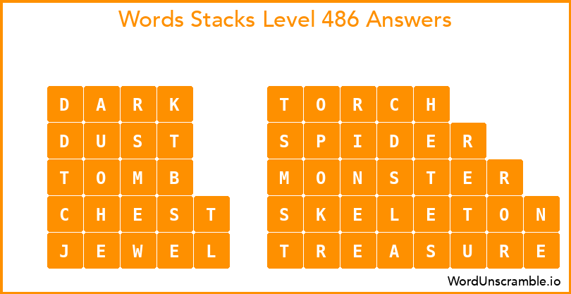 Word Stacks Level 486 Answers