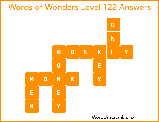 Words of Wonders Level 122 Answers