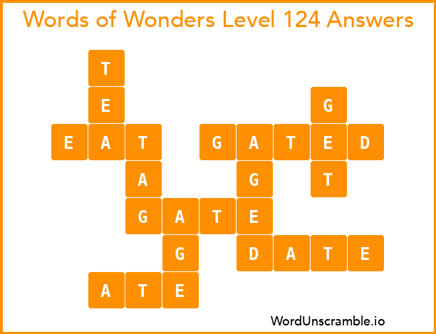 Words of Wonders Level 124 Answers