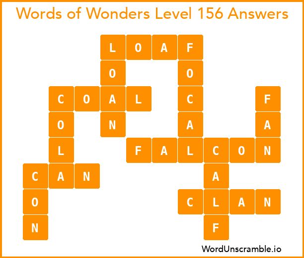 Words of Wonders Level 156 Answers