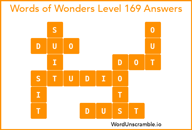 Words of Wonders Level 169 Answers