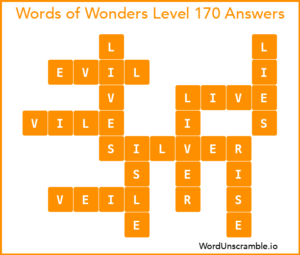 Words of Wonders Level 170 Answers