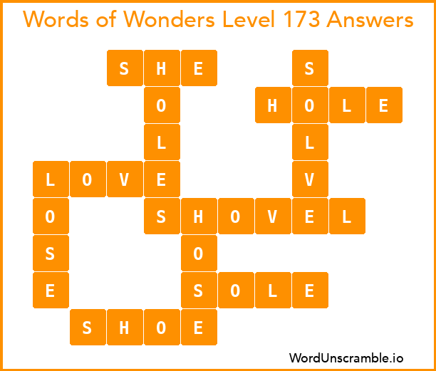 Words of Wonders Level 173 Answers