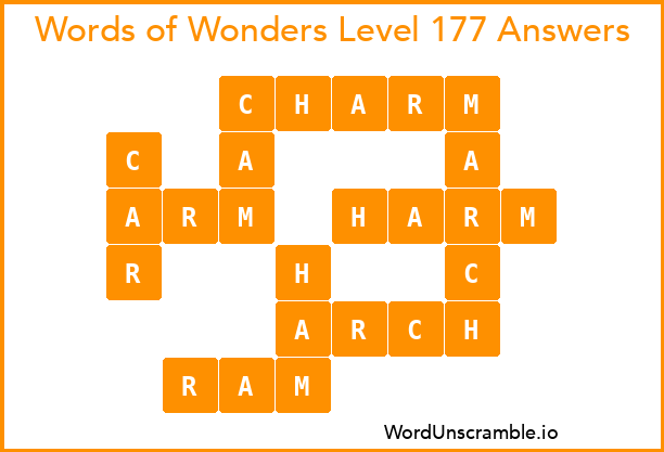 Words of Wonders Level 177 Answers