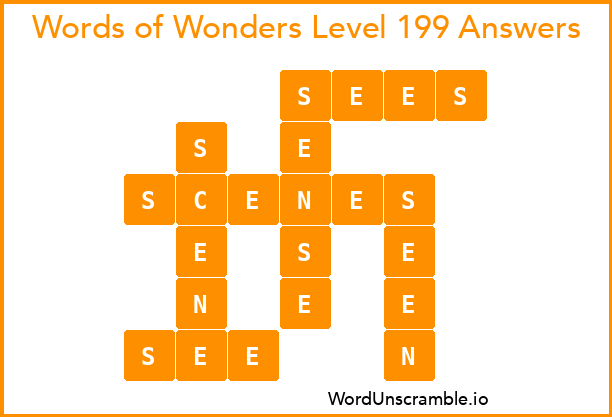 Words of Wonders Level 199 Answers
