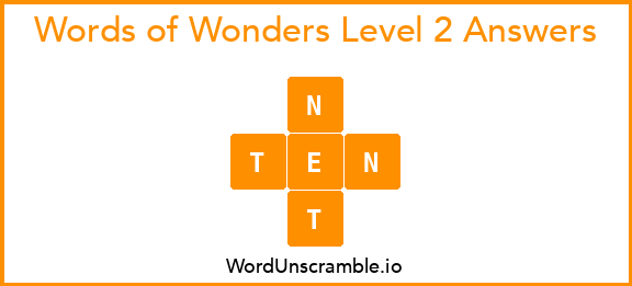 Words of Wonders Level 2 Answers