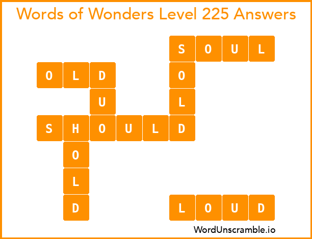 Words of Wonders Level 225 Answers