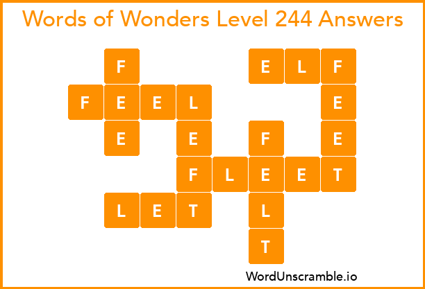 Words of Wonders Level 244 Answers