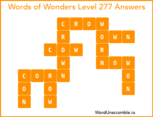 Words of Wonders Level 277 Answers