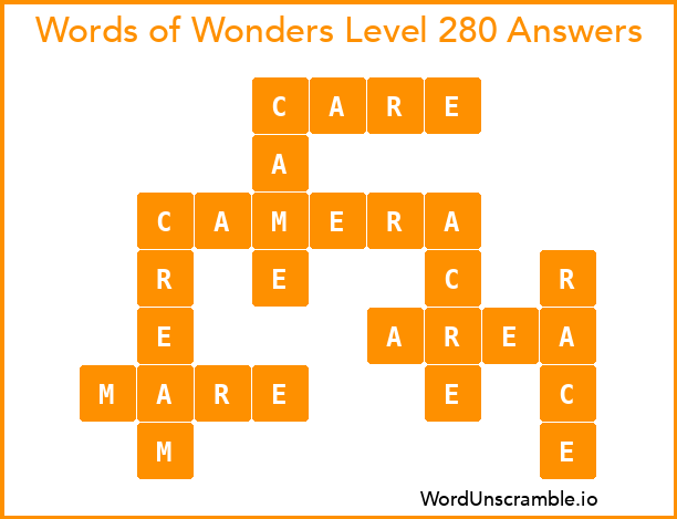Words of Wonders Level 280 Answers