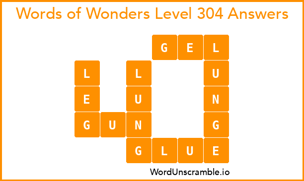 Words of Wonders Level 304 Answers
