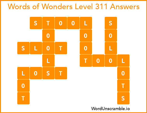 Words of Wonders Level 311 Answers