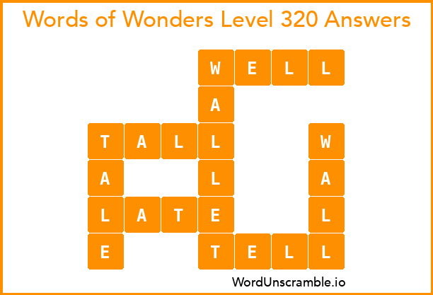 Words of Wonders Level 320 Answers