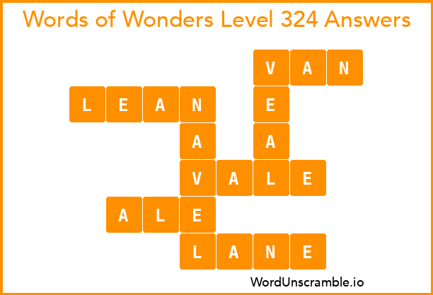 Words of Wonders Level 324 Answers