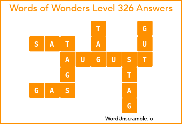 Words of Wonders Level 326 Answers