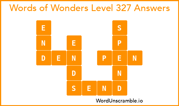 Words of Wonders Level 327 Answers