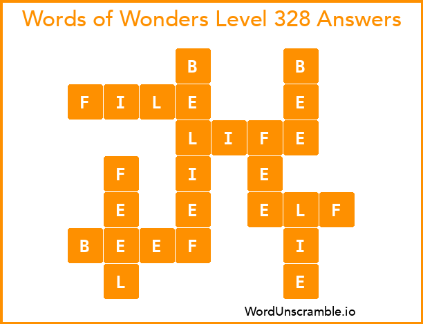 Words of Wonders Level 328 Answers