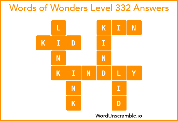 Words of Wonders Level 332 Answers