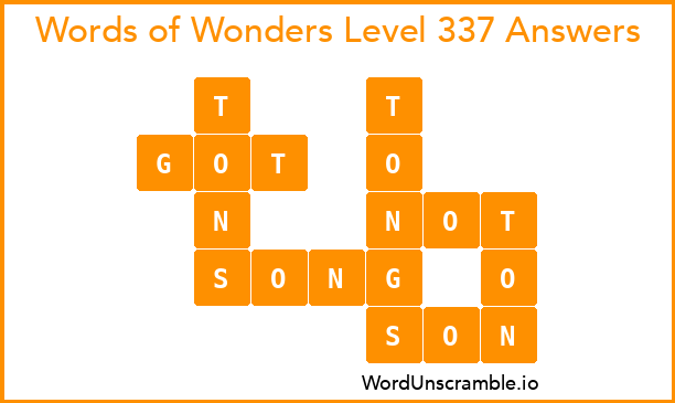 Words of Wonders Level 337 Answers