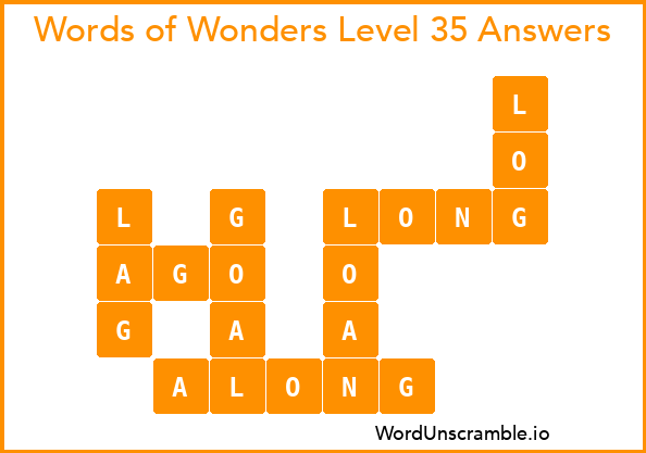 Words of Wonders Level 35 Answers