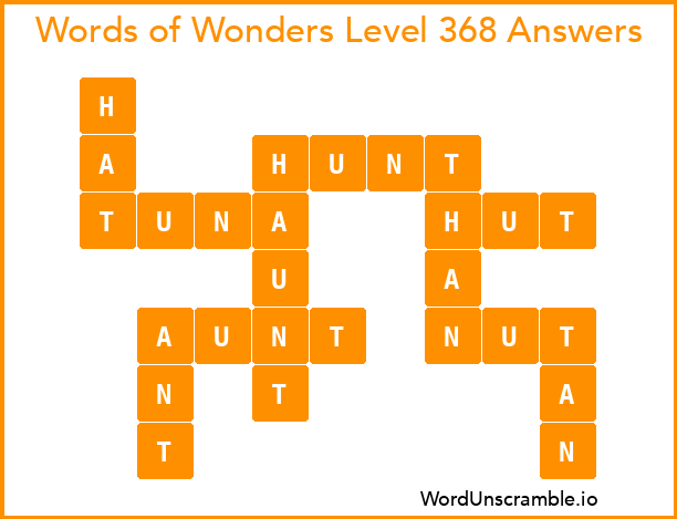 Words of Wonders Level 368 Answers