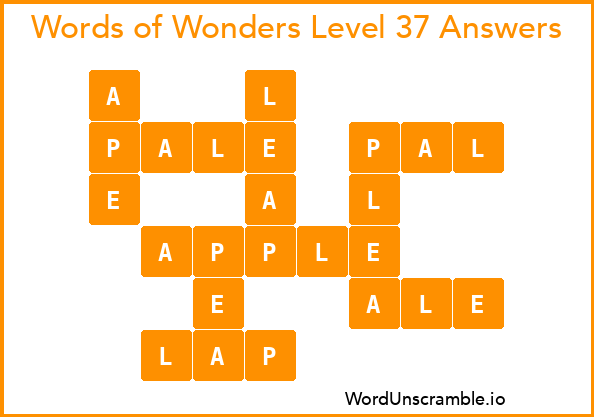 Words of Wonders Level 37 Answers