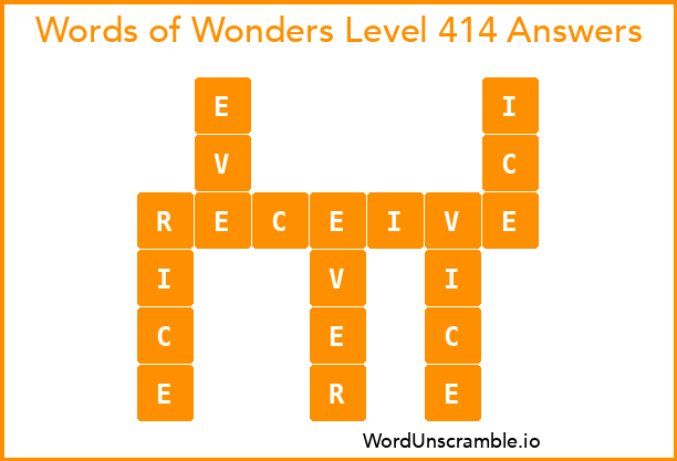 Words of Wonders Level 414 Answers