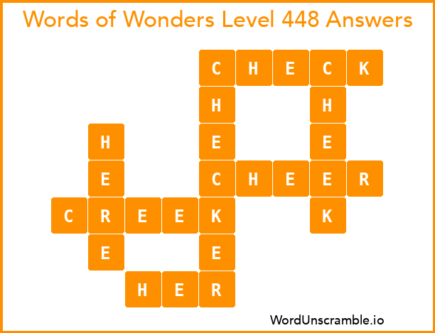 Words of Wonders Level 448 Answers