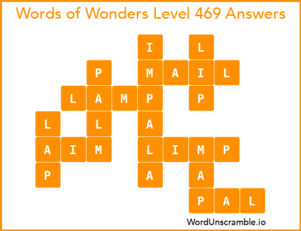 Words of Wonders Level 469 Answers