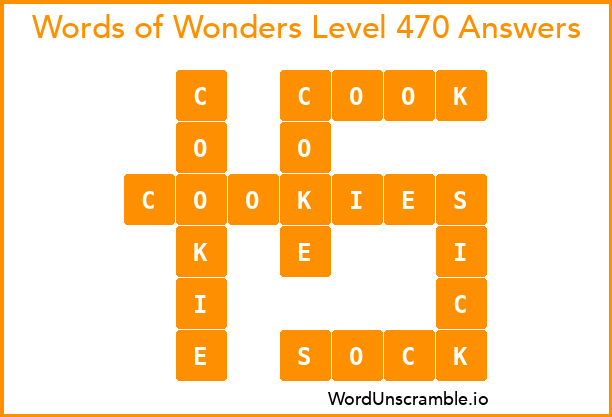 Words of Wonders Level 470 Answers