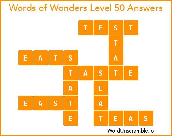 Words of Wonders Level 50 Answers