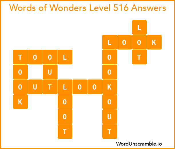 Words of Wonders Level 516 Answers