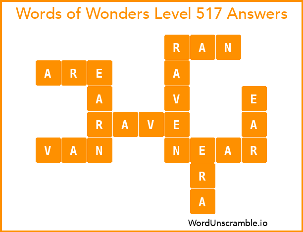 Words of Wonders Level 517 Answers