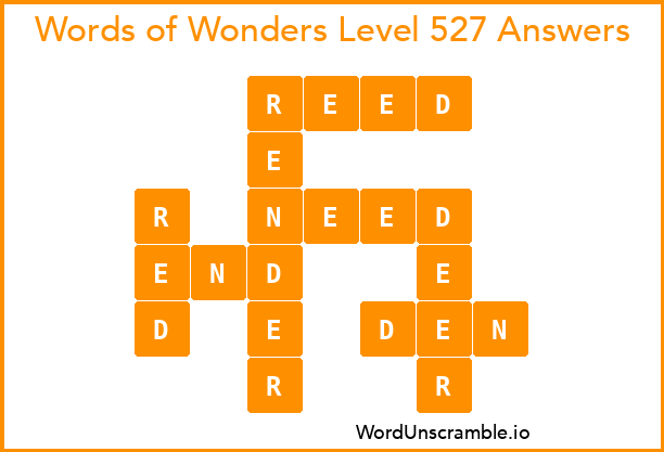 Words of Wonders Level 527 Answers