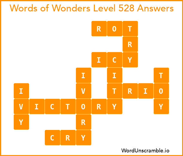 Words of Wonders Level 528 Answers