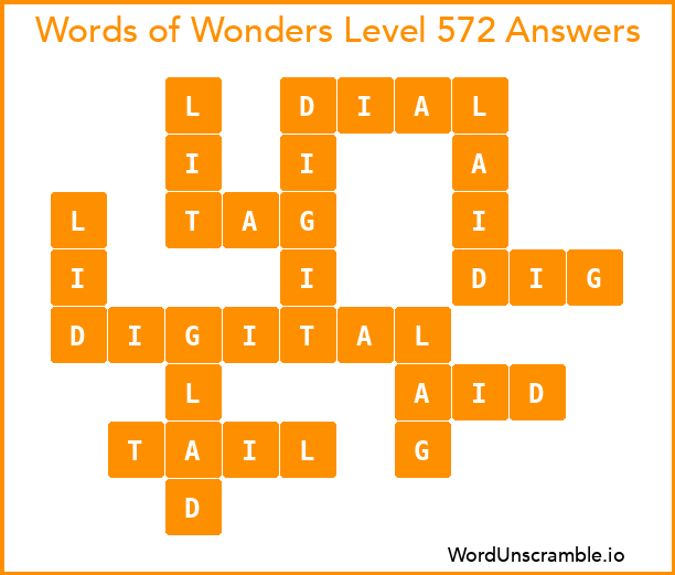 Words of Wonders Level 572 Answers