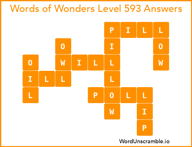 Words of Wonders Level 593 Answers