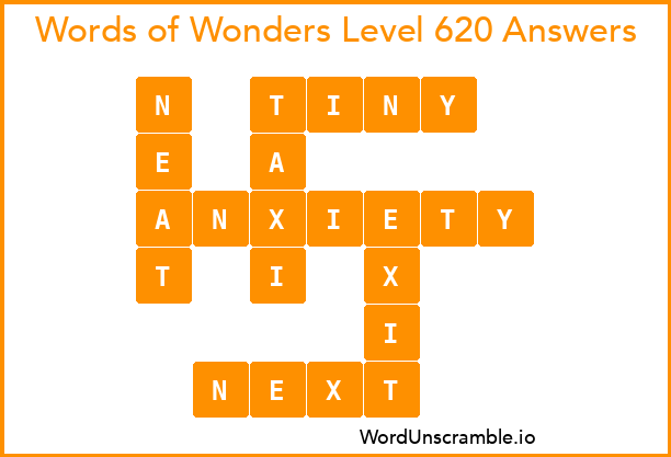Words of Wonders Level 620 Answers
