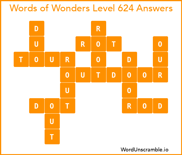 Words of Wonders Level 624 Answers