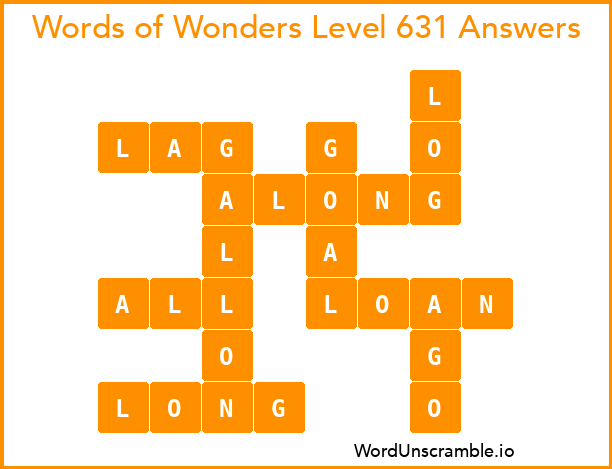 Words of Wonders Level 631 Answers