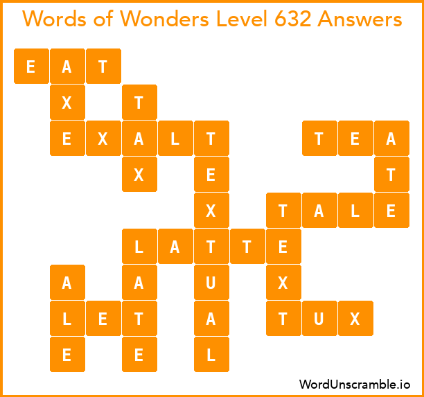 Words of Wonders Level 632 Answers