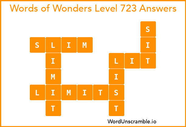 Words of Wonders Level 723 Answers