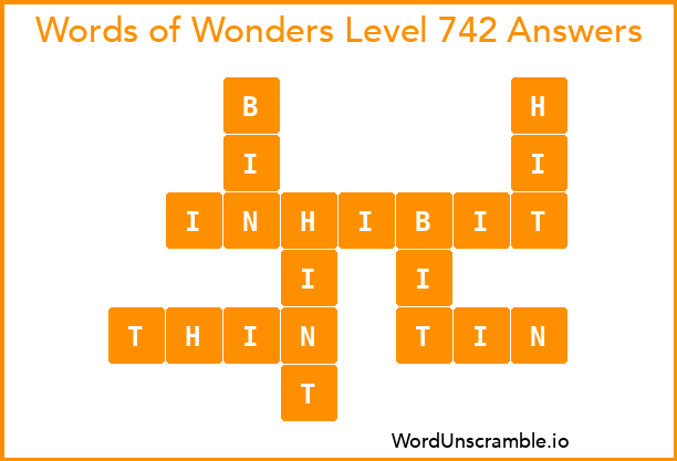 Words of Wonders Level 742 Answers