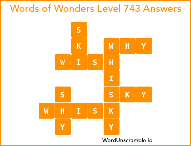 Words of Wonders Level 743 Answers