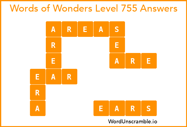 Words of Wonders Level 755 Answers