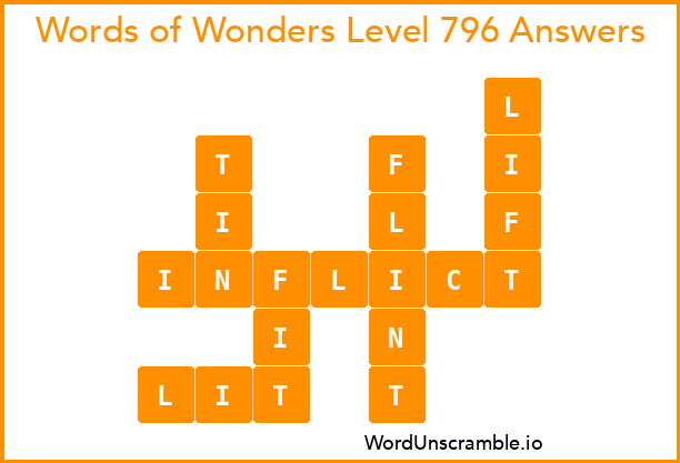 Words of Wonders Level 796 Answers