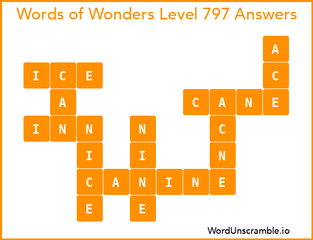 Words of Wonders Level 797 Answers